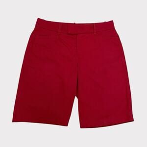 Dockers Red Bermuda Midi Denim Shorts